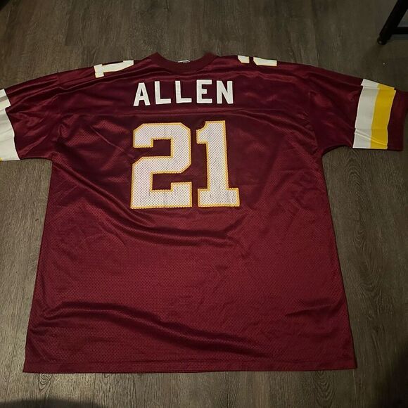 Vtg Washington Redskins NFL Football 21 Terry Allen Logo Athletic Jersey Mens 2X - Picture 7 of 10